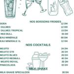 Menu Café Restaurant BROADWAY Meknes February 2024 505012-086000